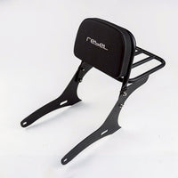SISSY BAR BACKEST WITH LUGGAGE PAD & RACK SUPPORT FOR HONDA REBEL 1100 2021-2025