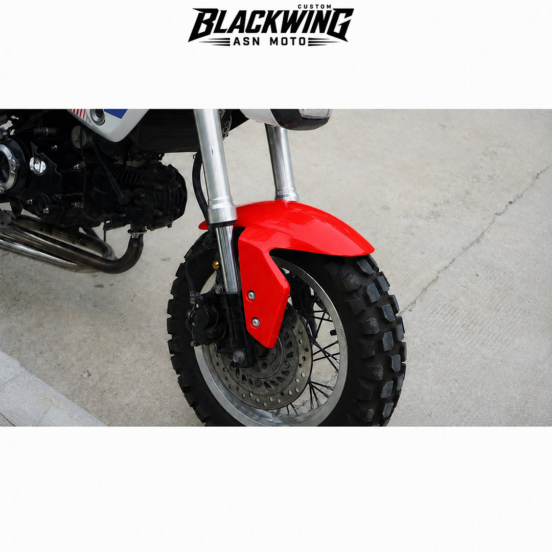 Set 3 Front Fender / Headlight Cover / Side Fairing Red For Honda Grom 125 2021 - 2024