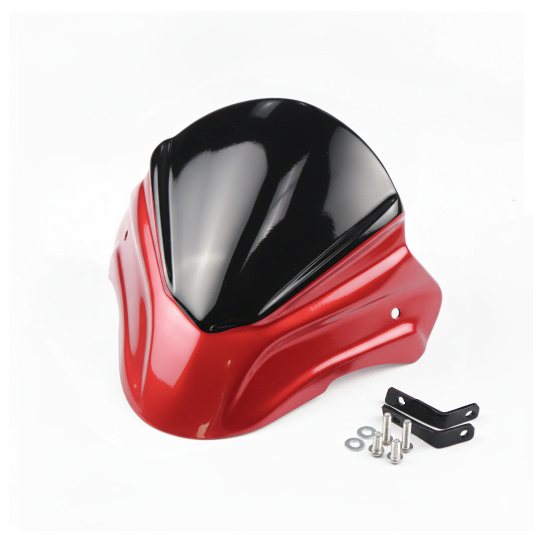 FRONT WINDSHIELD WINDSCREEN V.1 RED FOR HONDA GROM 125 2021-2024
