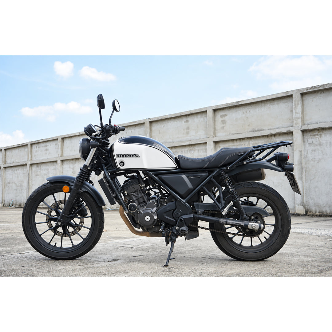ฝาครอบถังน้ำมันเชื้อเพลิง สีดำ/ขาว V.18 สำหรับ Honda SCL CL 300 500 ปี 2023-2026