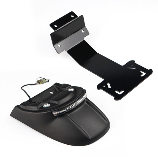 REAR FENDER BLACK + TAIL LIGHT LED FIT FOR HONDA MONKEY125 Z125 2018-2025