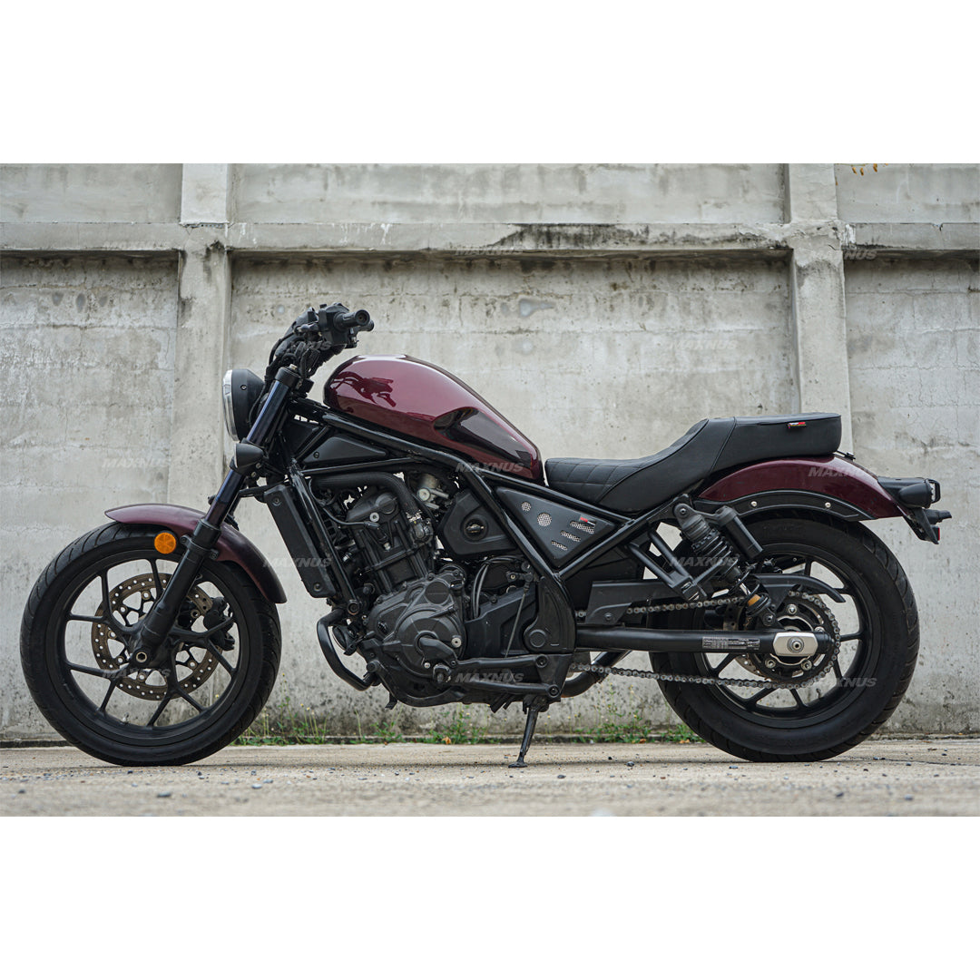 SEAT DOUBLE SADDLE DUAL DRIVER SEATS PAD CUSHION V.9 FOR HONDA REBEL CMX 1100 2021-2025