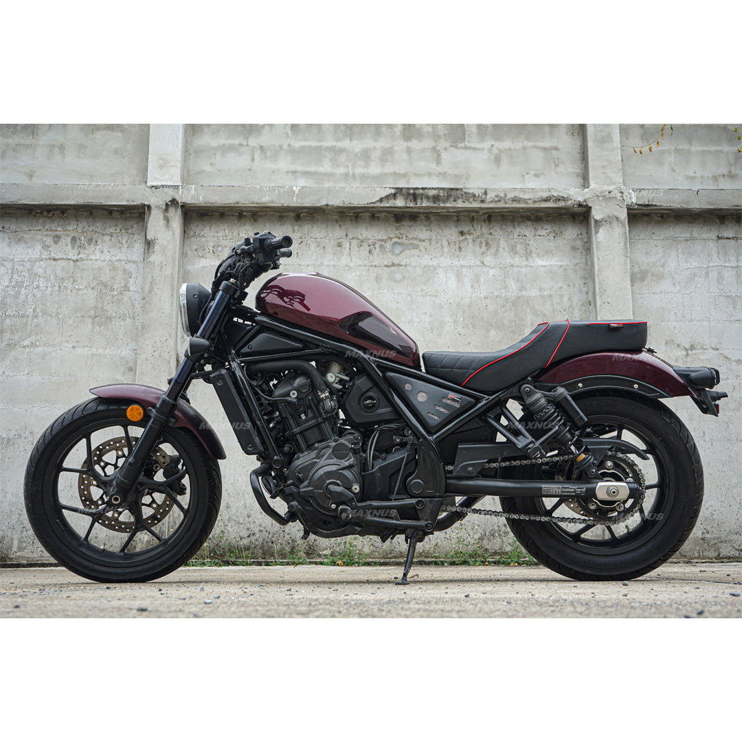 SEAT DOUBLE SADDLE DUAL DRIVER SEATS PAD CUSHION V.10 FOR HONDA REBEL CMX 1100 2021-2025