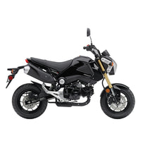 FRONT WINDSHIELD WINDSCREEN BLACKWING V.1 GLOSS BLACK FOR HONDA GROM MSX 125 2013 - 2015