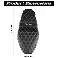 SEAT DOUBLE SADDLE DUAL DRIVER SEATS PAD CUSHION V.3 FOR HONDA REBEL CMX 1100 2021-2025