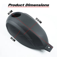COVER FUEL OIL TANK MATTE BLACK FIT FOR HONDA REBEL CMX 300&500 2017-2025