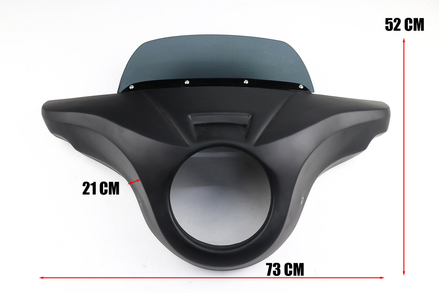 Front Batwing Fairing Windshield Matte Black Honda Rebel CMX 300 (2020-2024)