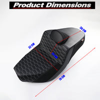 SEAT DOUBLE SADDLE DUAL DRIVER SEATS PAD CUSHION V.15 FOR HONDA REBEL CMX 1100 2021-2025