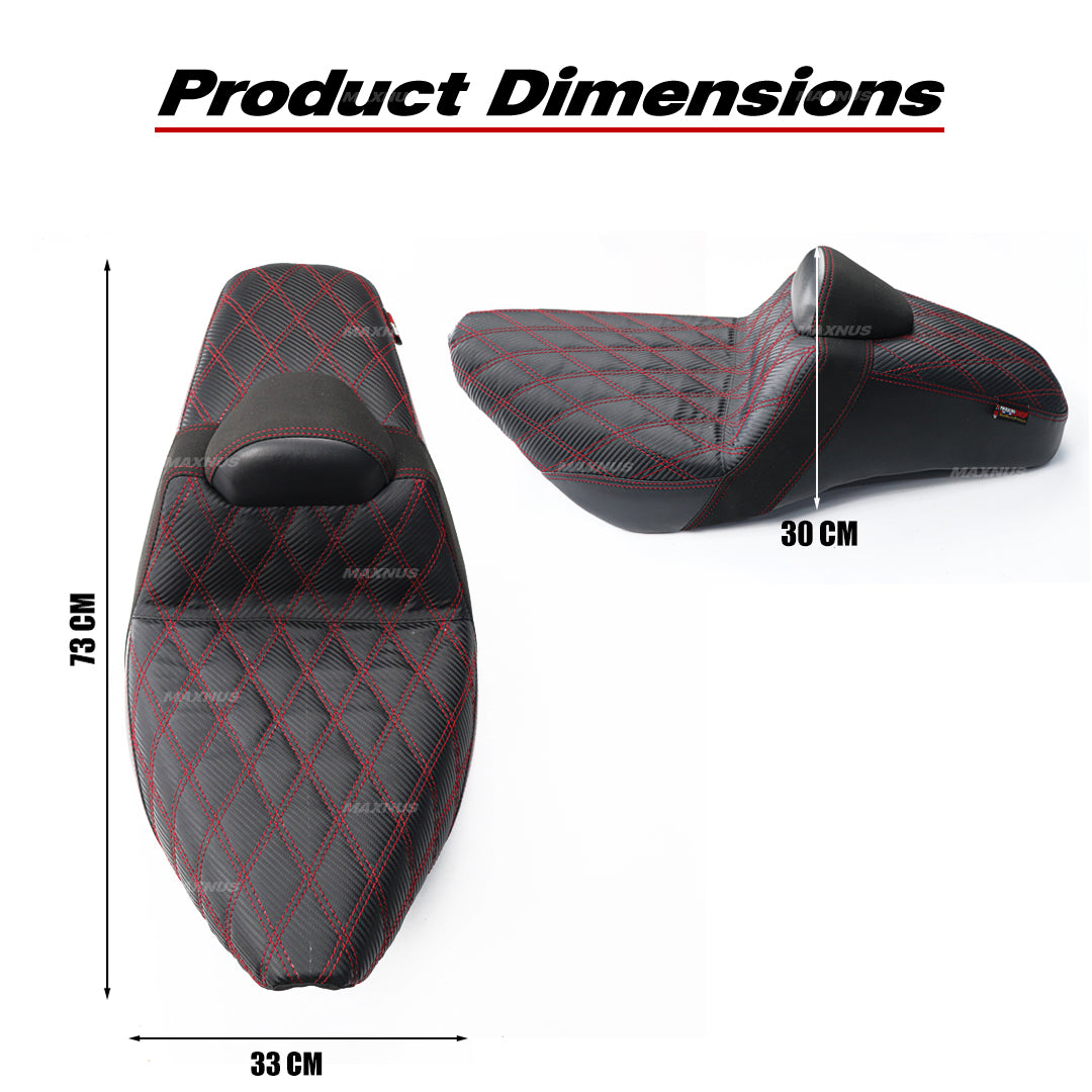SEAT DOUBLE SADDLE DUAL DRIVER SEATS PAD CUSHION V.9 FOR HONDA REBEL CMX 300&500 2017-2025