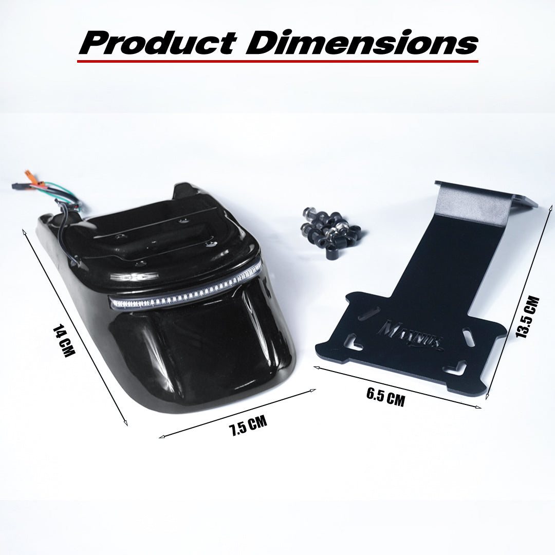 REAR FENDER FAIRING LICENCE PLATE FIT FOR HONDA SCL CL 300 500  2023 - 2025