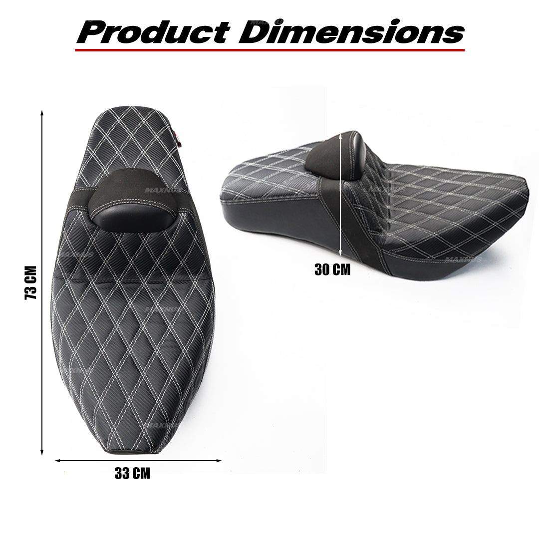 SEAT DOUBLE SADDLE DUAL DRIVER SEATS PAD CUSHION V.10 FOR HONDA REBEL CMX 300&500 2017-2025
