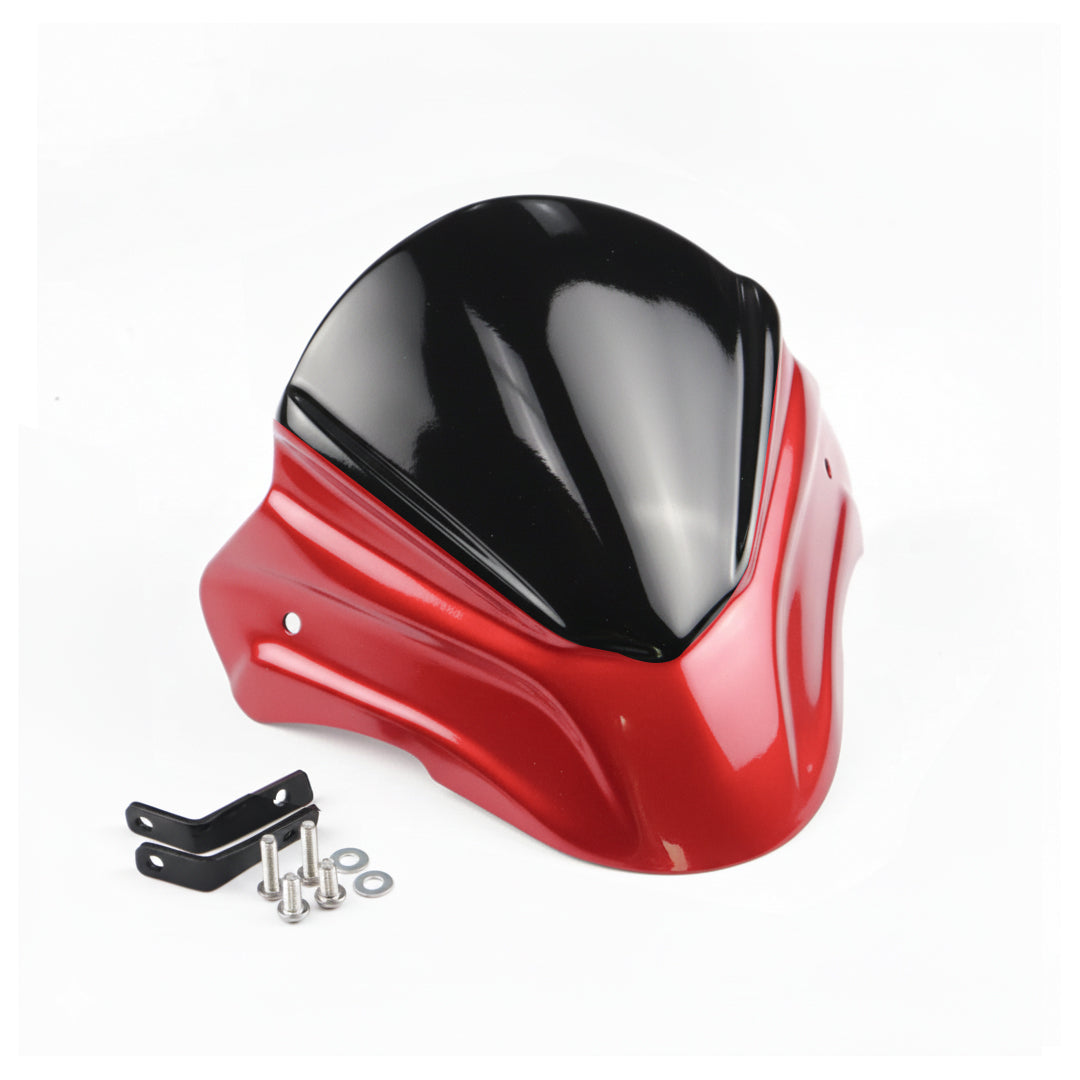 FRONT WINDSHIELD WINDSCREEN V.1 RED FOR HONDA GROM 125 2021-2024