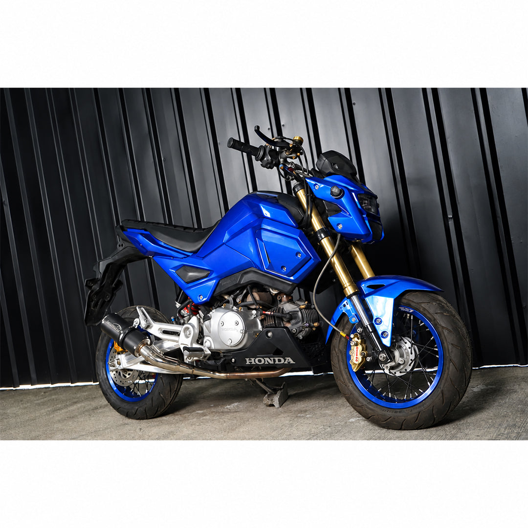 ชุดแฟริ่งสีน้ำเงิน + สติ๊กเกอร์ สำหรับ Honda Grom MSX SF 125 ปี 2016-2020