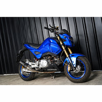 ชุดแฟริ่งสีน้ำเงิน + สติ๊กเกอร์ สำหรับ Honda Grom MSX SF 125 ปี 2016-2020