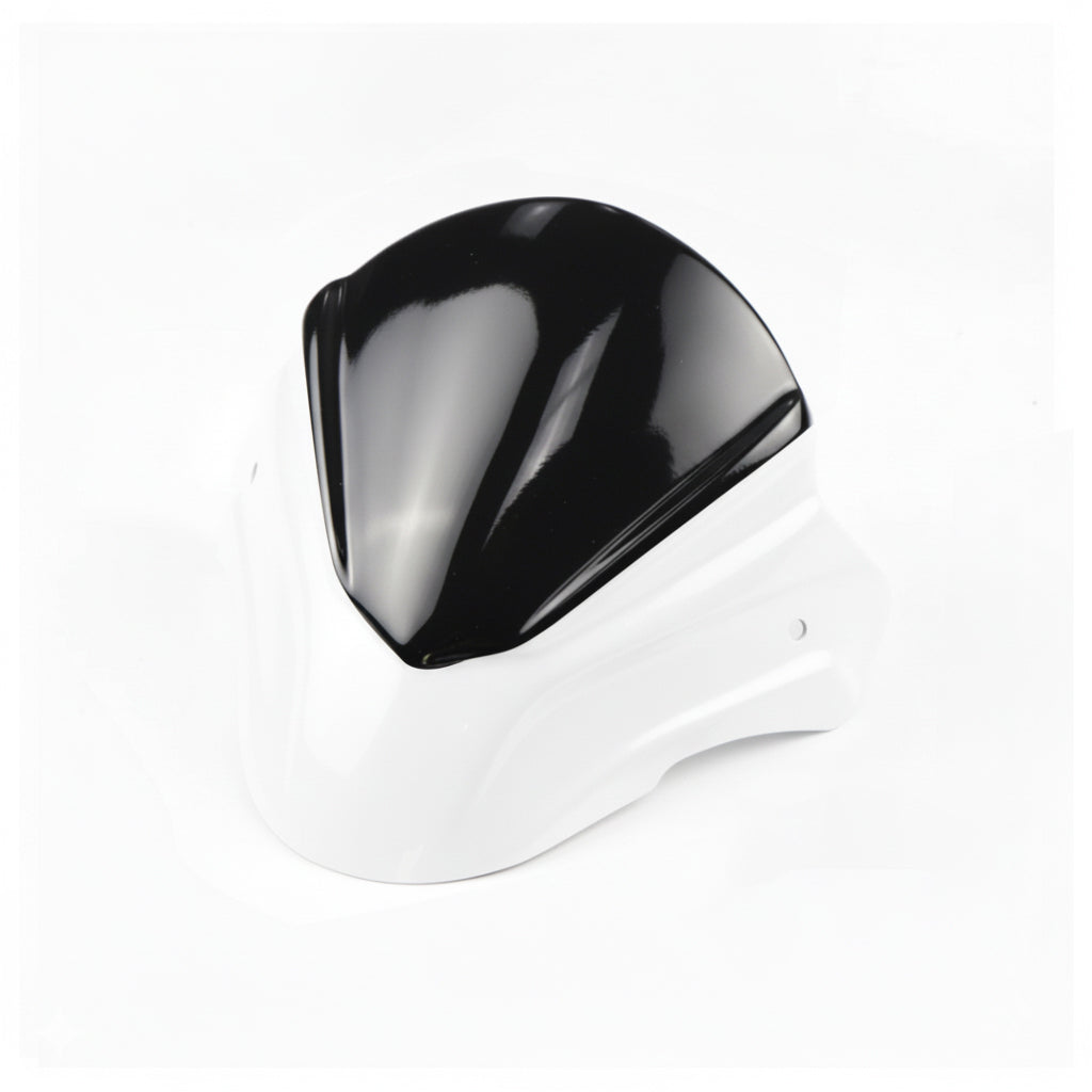 FRONT WINDSHIELD WINDSCREEN BLACKWING WHITE FOR HONDA GROM MSX 125 2013 - 2015