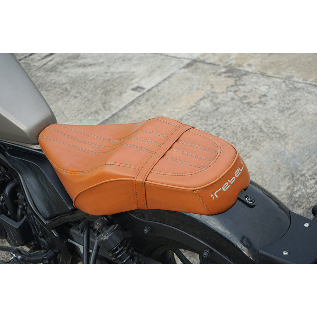 SEAT DOUBLE SADDLE DUAL DRIVER SEATS PAD CUSHION V.23 FOR HONDA REBEL CMX 300&500 2017-2025