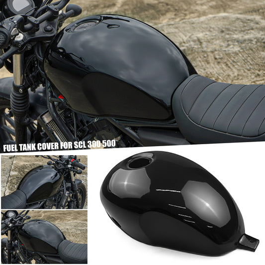 COVER FUEL OIL TANK  GLOSS BLACK V.7 FIT FOR HONDA SCL CL 300 500 2023-2025