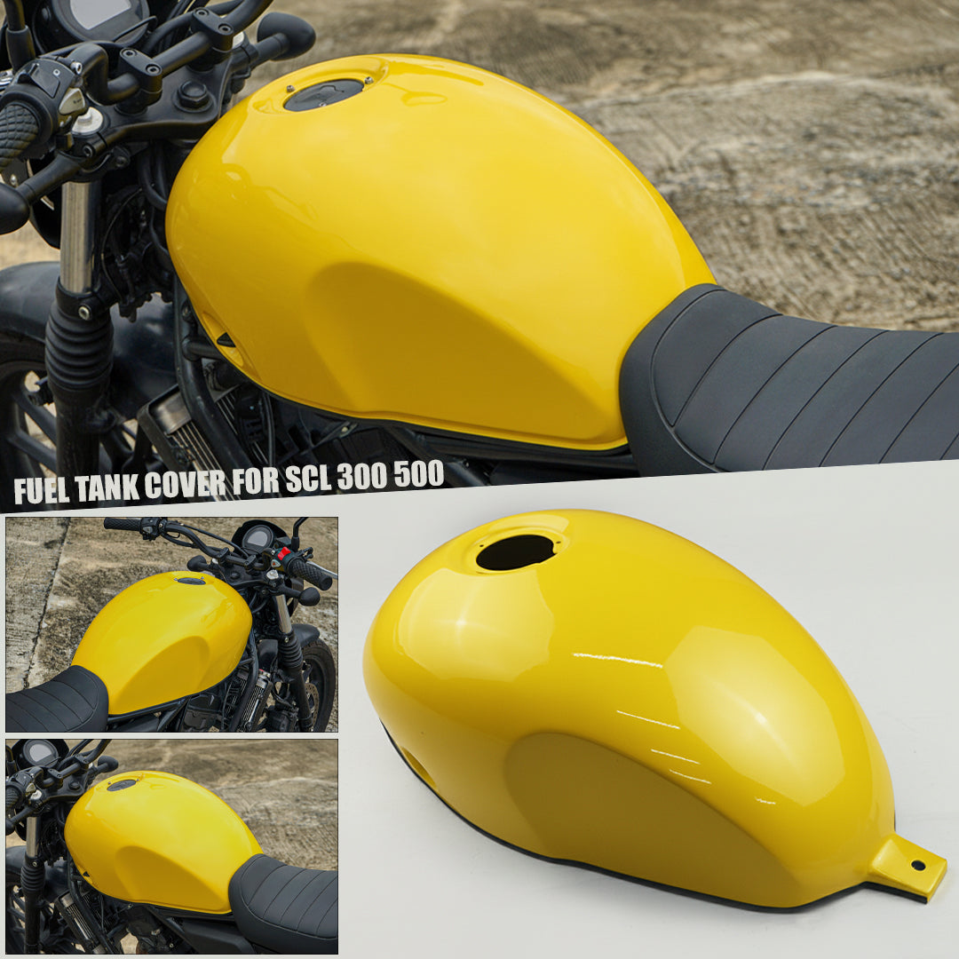 COVER FUEL OIL TANK  YELLOW V.6 FIT FOR HONDA SCL CL 300 500 2023-2025
