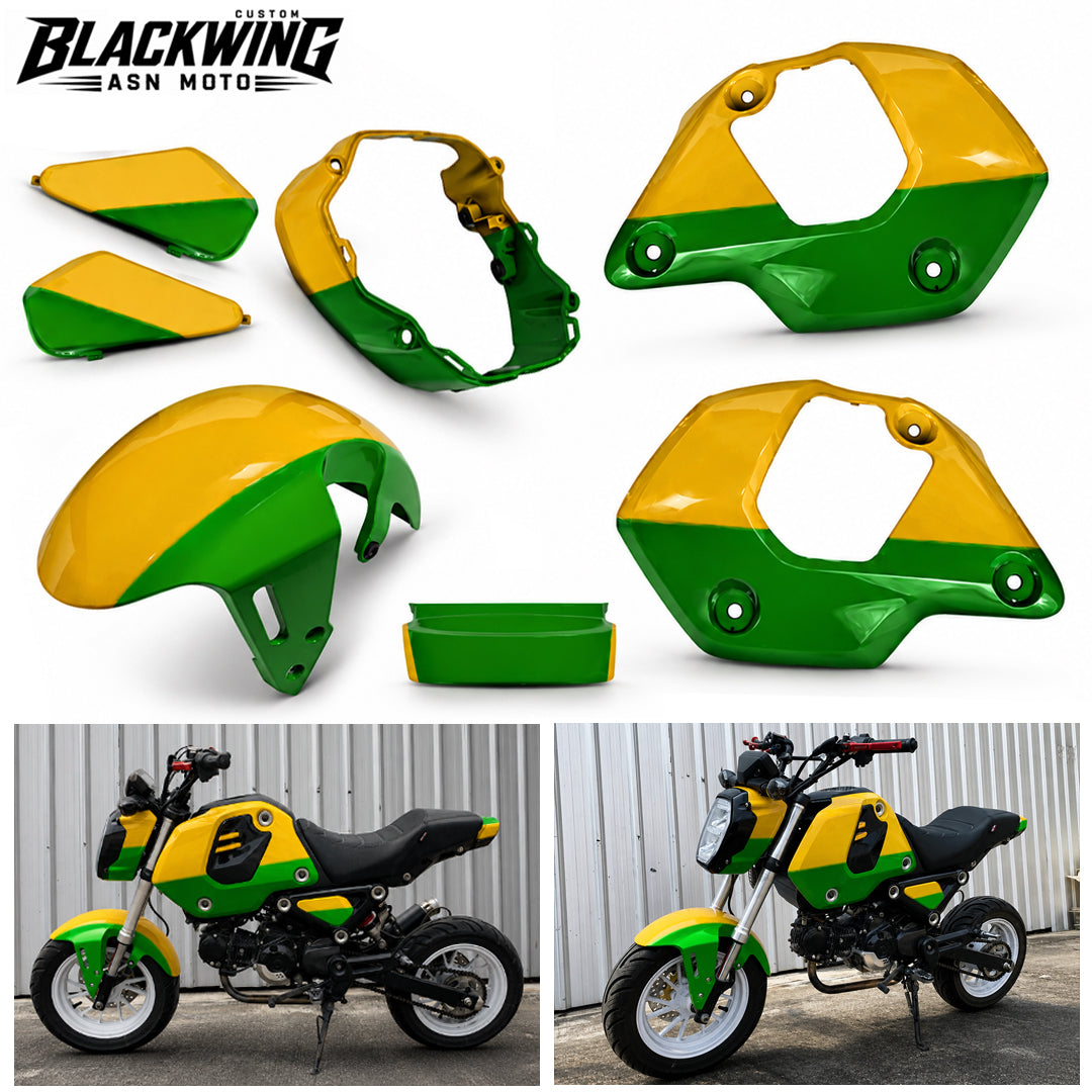 ホンダ グロム 125 2021-2024用 スカイブルー 7ピース ボディ パステルパネル フレーム ボディ