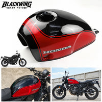 ฝาถังน้ำมันเชื้อเพลิง สีดำ/แดง V.19 สำหรับ Honda SCL CL 300 500 ปี 2023-2026