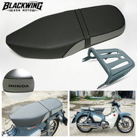 Replacement Seat Long Gray + Rack Luggage Fit For Honda Super Cub C125 2018-2026