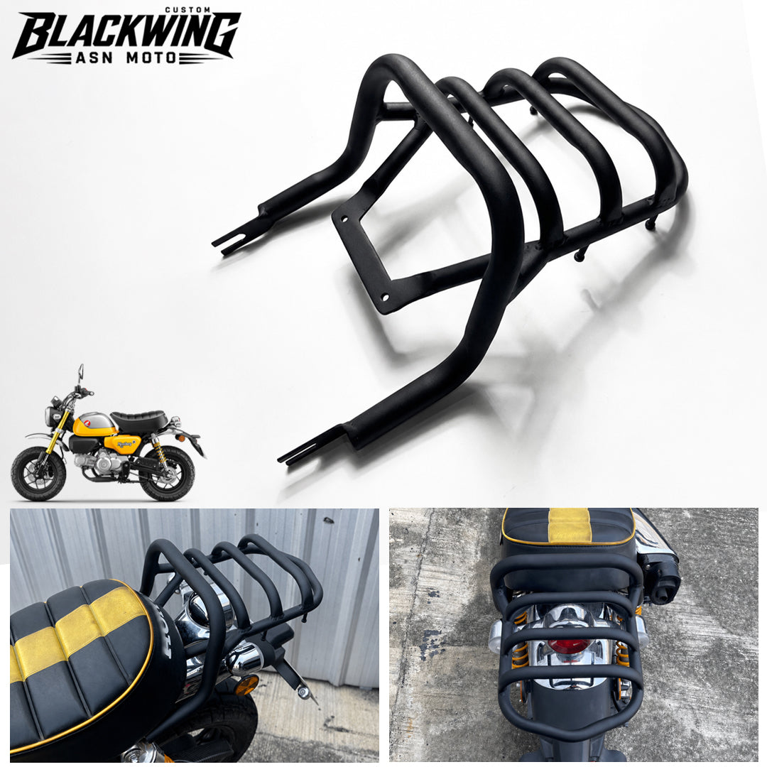 Rear Case Rack Luggage Carry Matte Black Fit For Honda Z125 Monkey 125 2018-2026