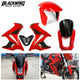Set 3 Front Fender / Headlight Cover / Side Fairing Red For Honda Grom 125 2021 - 2024