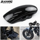 บังโคลนหน้าสั้น ชิลด์กันน้ำลาย สีดำเงา สำหรับ Honda Rebel CMX 300 500 (2017-2026)