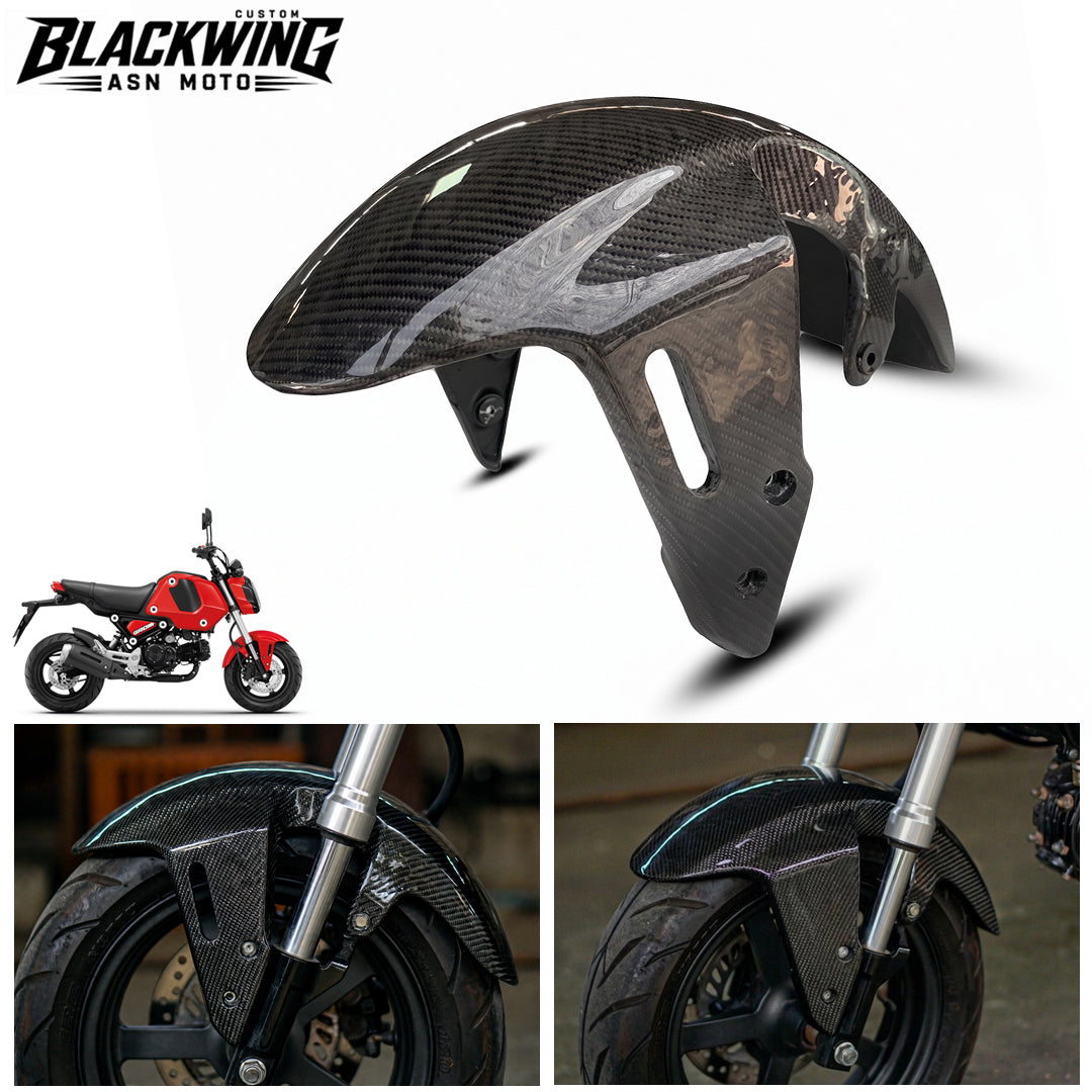 Front Fender Carbon Fiber For Honda Grom 2021-2024