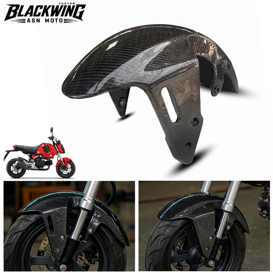 Front Fender Carbon Fiber For Honda Grom 2021-2024
