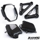 Set Of 5 Piece Frame Body Cover Side Upper Panel Carbon Fiber For Honda Grom 2021-2024