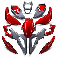 Red & Grey Fairing Set Body Frame for Honda MSX SF 125 2016-2020