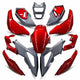 Red & Grey Fairing Set Body Frame for Honda MSX SF 125 2016-2020