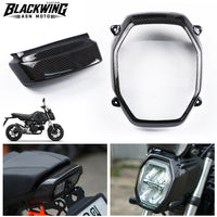 Set Of 2 Piece Frame Body Cover Side Upper Panel Carbon Fiber For Honda Grom 2021-2024