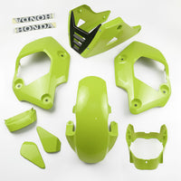 LIME GREEN PLASTIC PANEL FAIRING & UNDER FAIRING HONDA NEW GROM 125 2021-2024