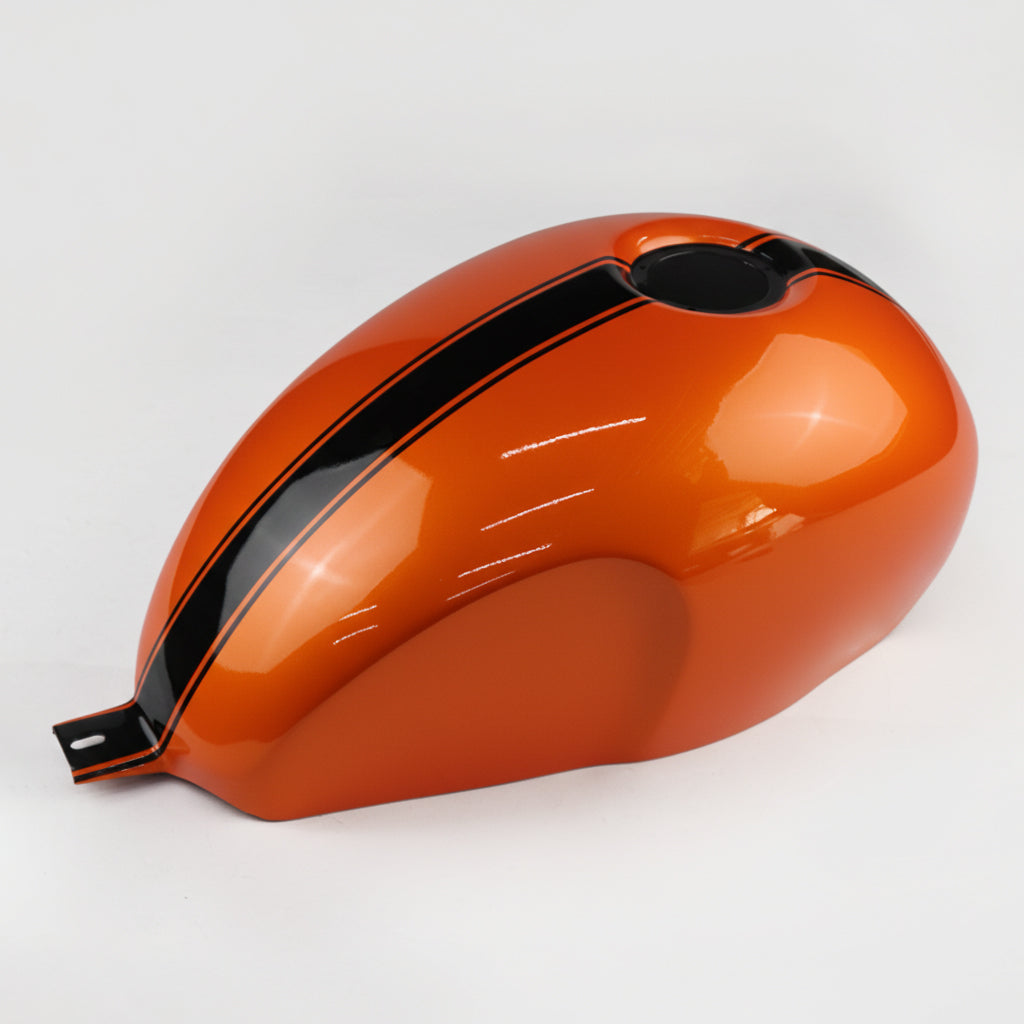 COVER FUEL OIL TANK ORANGE LINE BLACK V.18 FIT FOR HONDA SCL CL 300 500 2023-2025