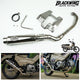 EXHAUST FULL SYSTEM STAINLESS STEEL RACHING FIT FOR HONDA TRAIL125 CT125 2020-2023