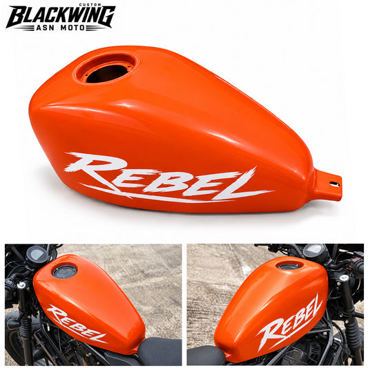 Cover Fuel Oil Tank Orange V.77 Decals for Honda Rebel CMX 300 500 2017–2026
