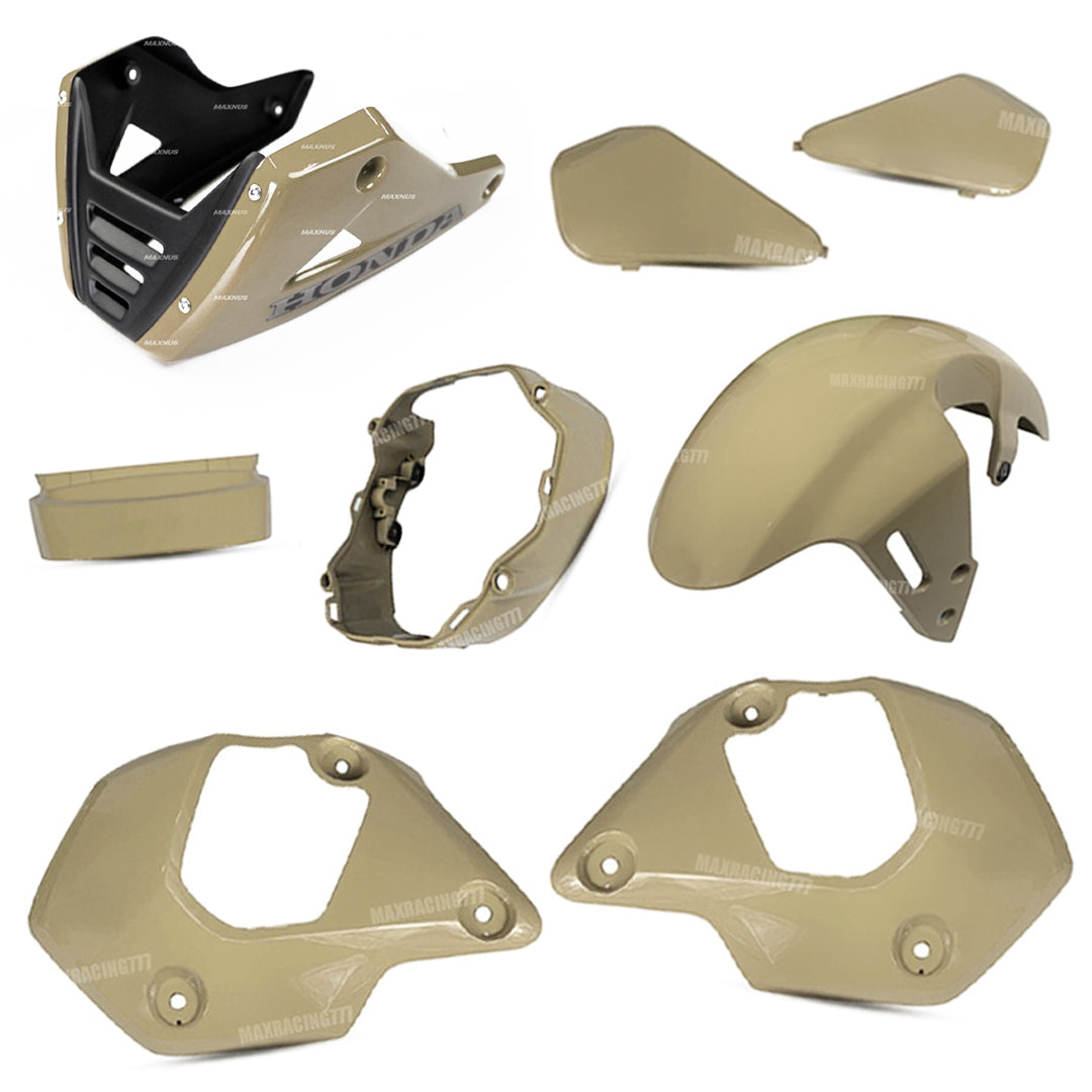 BROWN PLASTIC PANEL FAIRING & UNDER FAIRING FOR HONDA NEW GROM GROM 125 2021-2024