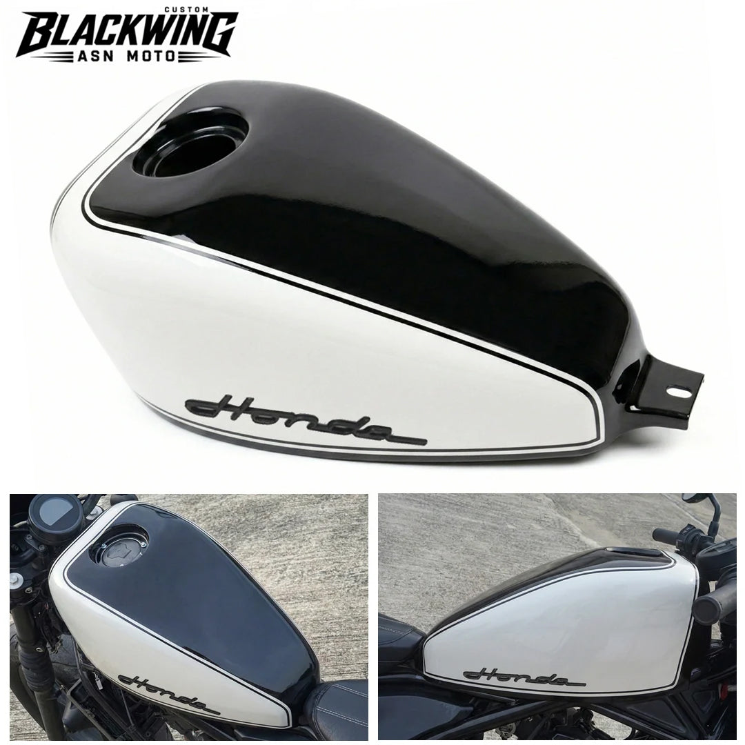ฝาครอบถังน้ำมันเชื้อเพลิงสีขาว V.13 สำหรับ Honda Rebel CMX 300&500 ปี 2017-2026