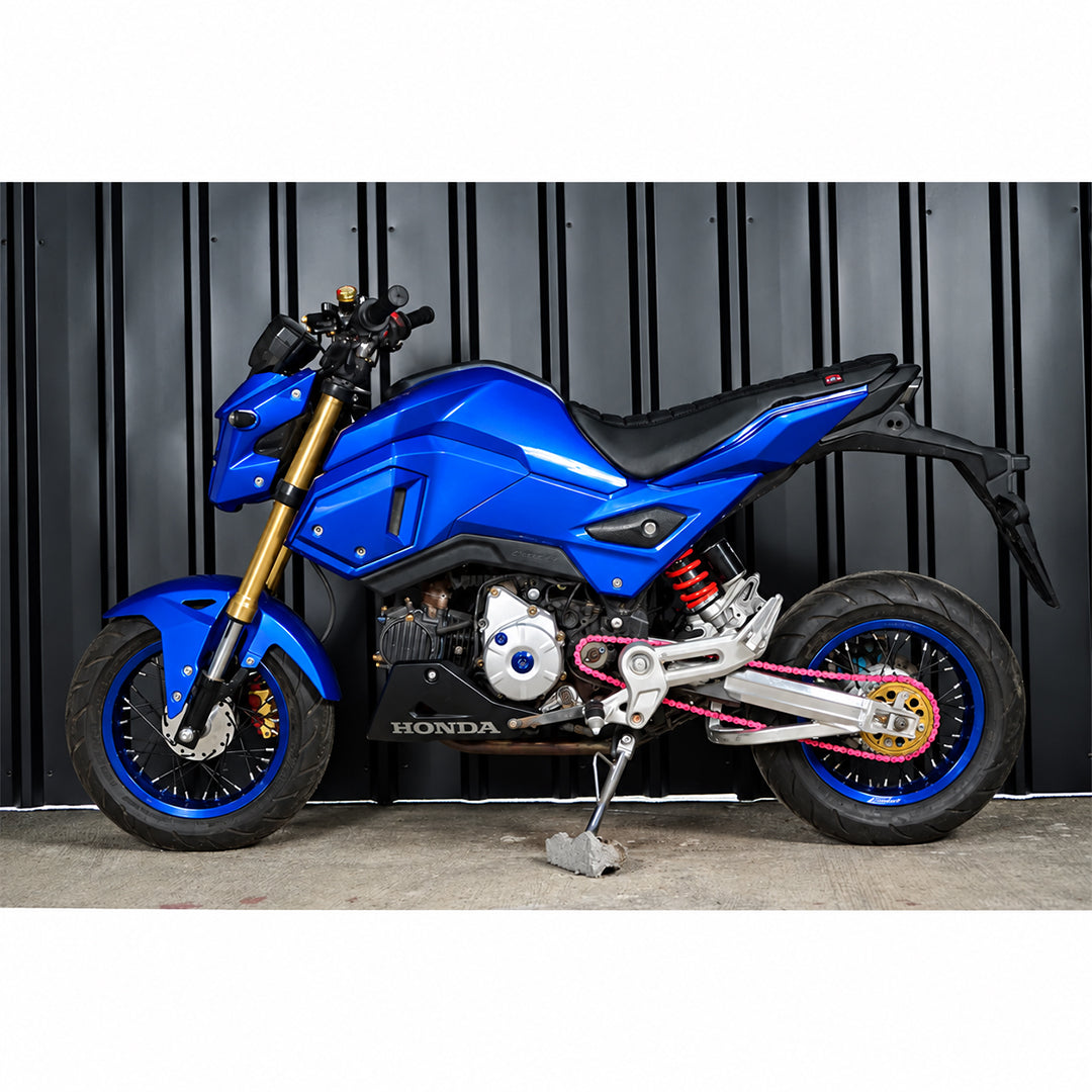ชุดแฟริ่งสีน้ำเงิน + สติ๊กเกอร์ สำหรับ Honda Grom MSX SF 125 ปี 2016-2020