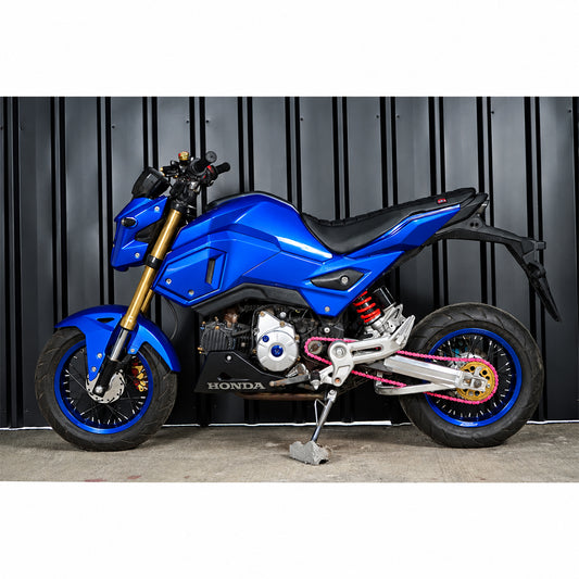 ชุดแฟริ่งสีน้ำเงิน + สติ๊กเกอร์ สำหรับ Honda Grom MSX SF 125 ปี 2016-2020