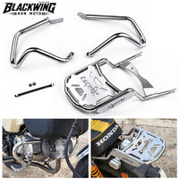 Chrome Crash Bar Engine Guard & Rear Luggage Rack Kit Honda Monkey 125 2018-2026