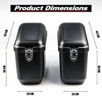 REAR RACK BOX BAG LUGGAGE CARRY LH+RH WITH FOR HONDA REBEL 300&500 2017-2025