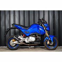 ชุดแฟริ่งสีน้ำเงิน + สติ๊กเกอร์ สำหรับ Honda Grom MSX SF 125 ปี 2016-2020