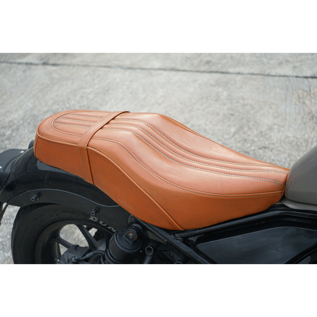 SEAT DOUBLE SADDLE DUAL DRIVER SEATS PAD CUSHION V.23 FOR HONDA REBEL CMX 300&500 2017-2025