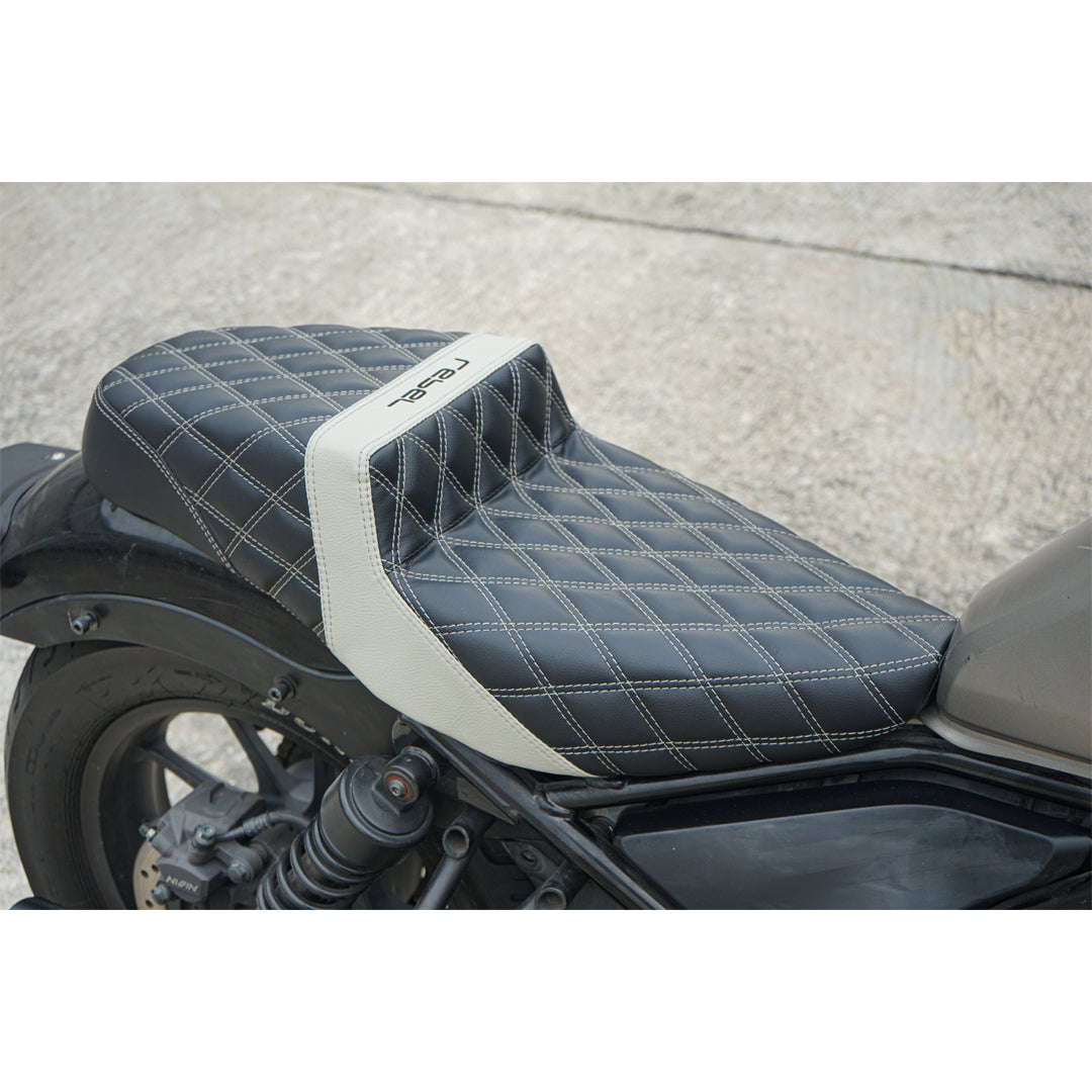 SEAT DOUBLE SADDLE DUAL DRIVER SEATS PAD CUSHION V.18 FOR HONDA REBEL CMX 300&500 2017-2025