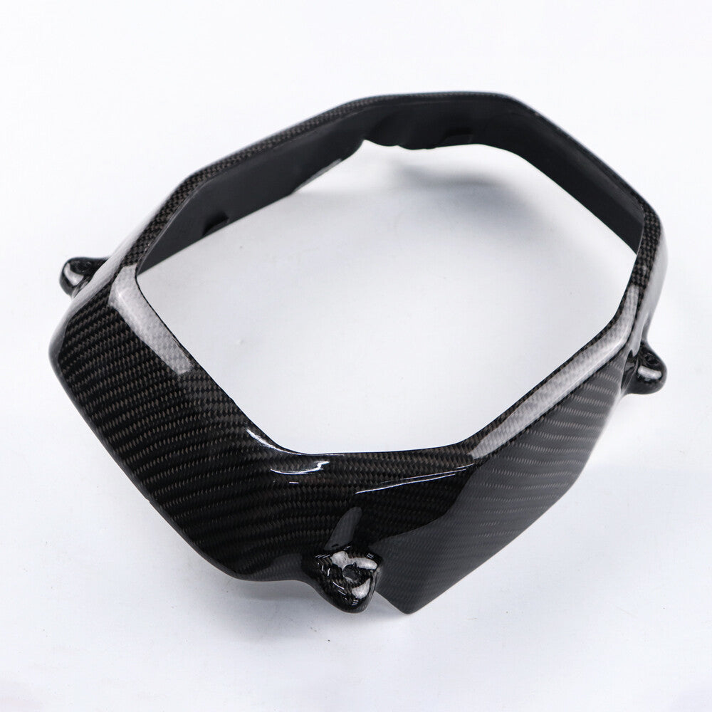 Set Of 2 Piece Frame Body Cover Side Upper Panel Carbon Fiber For Honda Grom 2021-2024