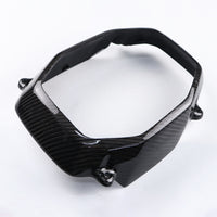 Set Of 2 Piece Frame Body Cover Side Upper Panel Carbon Fiber For Honda Grom 2021-2024