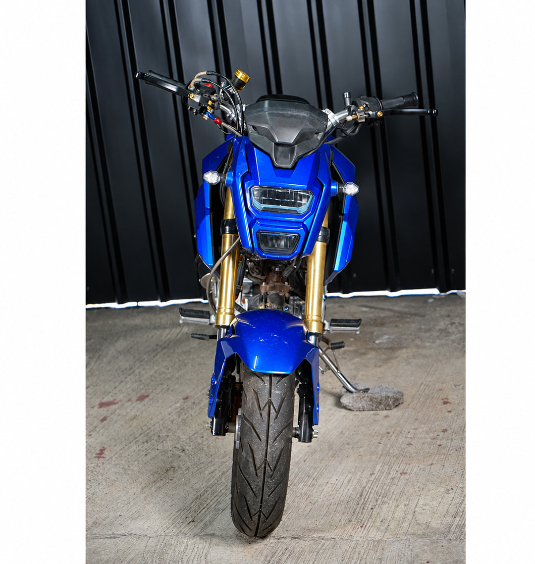 ชุดแฟริ่งสีน้ำเงิน + สติ๊กเกอร์ สำหรับ Honda Grom MSX SF 125 ปี 2016-2020